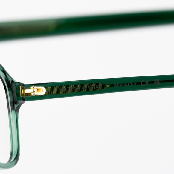 Bottega Veneta BV1294O 003 Green Pilot Women Eyeglasses BRAND NEW - Picture 9 of 12